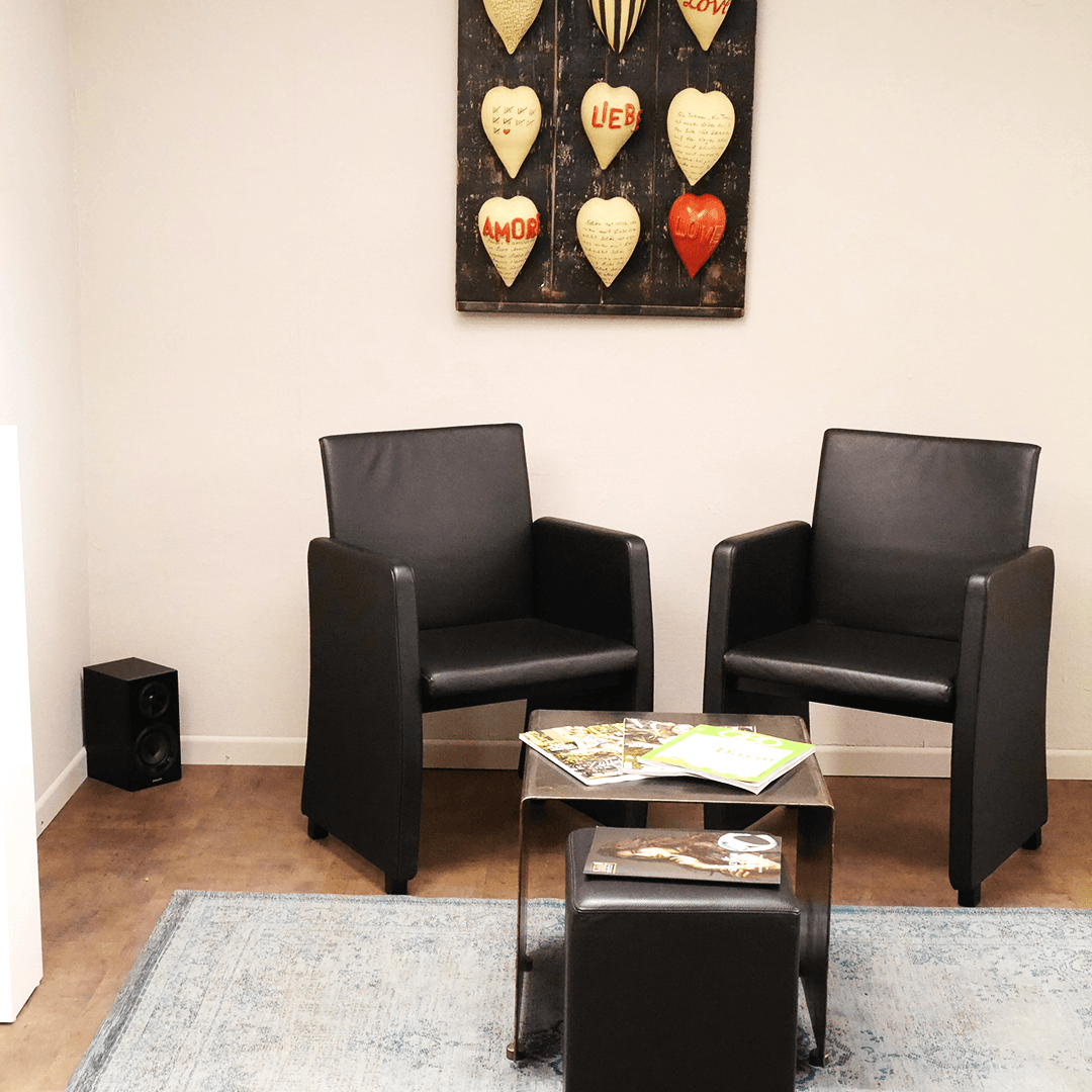 Sitzecke im Ladengeschäfts Staubach-Triller Wetzlar