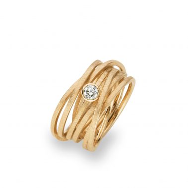 Wickelring gold